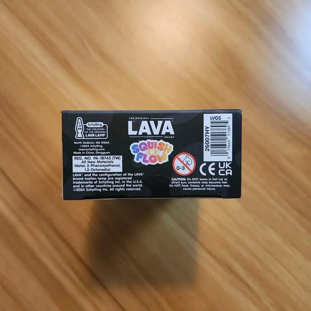 Schylling LAVA Squish Flow & Glow Toy NIB